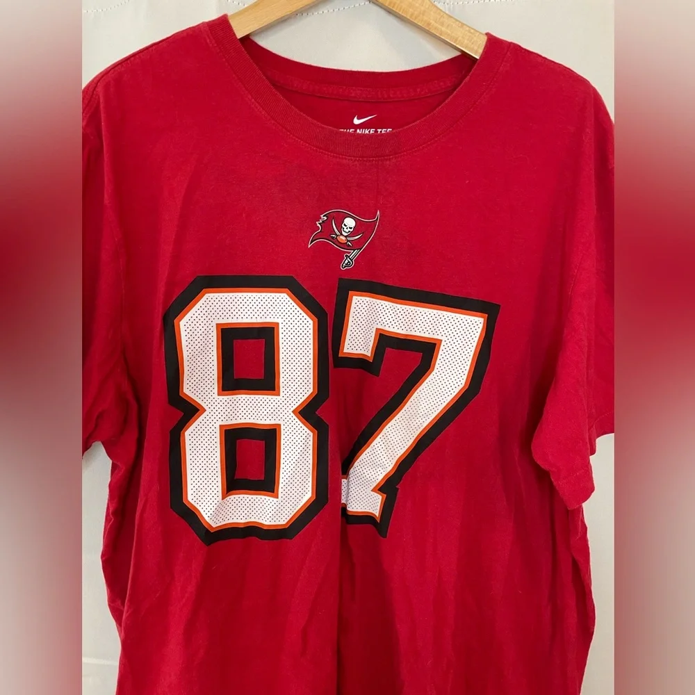 Tampa Bay Buccaneers Rob‎ Gronkowski Mens Red Nike T-Shirt XL